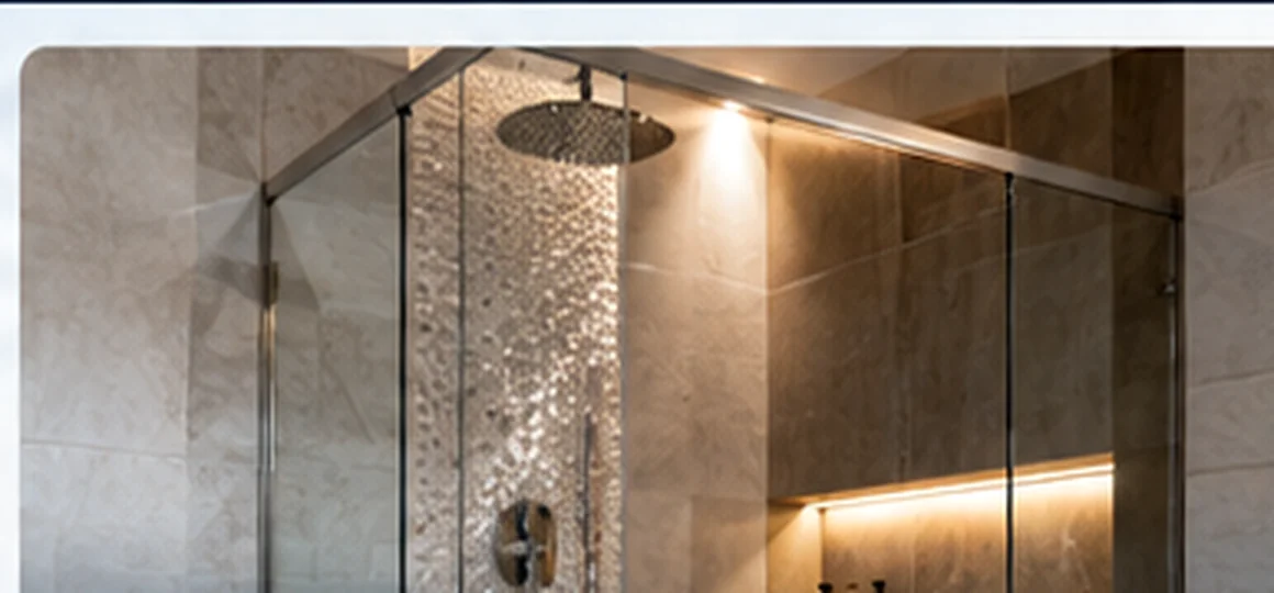 Illustrative renovated shower
